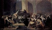 Francisco de Goya Tribunal der Inquisition France oil painting artist